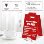 Funny Office Gag Gifts for Coworker Answer Desk Rates Desk Sign for Women Men Coworker Boss