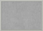 Amanti Art Silver Framed Magnetic Board 22x30 Medium Vision Board for use with Magnets, 100% Metal Sheet to Display Items as Office Decor or for Home Organization in mudroom, Kitchen or Kids Room