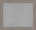 Amanti Art Grey Framed Magnetic Board 19x23 Small Vision Board for use with Magnets, 100% Metal Sheet to Display Items as Office Decor or for Home Organization in mudroom, Kitchen or Kids Room