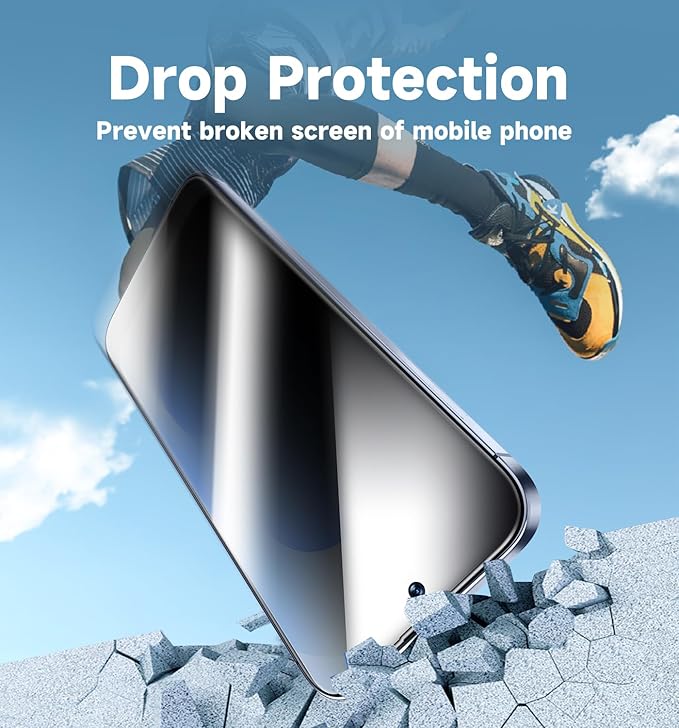 MAGIC JOHN 2 Pack for Samsung Galaxy S25 6.2 inch Privacy Tempered Glass Screen Protector, 28°Anti-Spy, Bubble Free, Auto Dust-Elimination, Easy Installation
