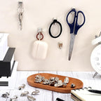 Zhengmy 30 Pcs Cubicle Hooks Fabric Panel Wall Wire Hooks Stainless Metal Cubicle Clip Pins Staple Accessories for 40 Lbs Fabric Pictures for Office Home Kitchen Supplies(Silver)