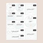 Large Name Labels for Kids (33) - Custom Stickers for Daycare and School Supplies - Durable, Waterproof Stickers for Water Bottles, Lunch Boxes, and More with Unique Designs - Arctic Animals