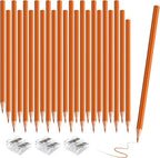 sqzrmdcg 36 PCS Orange Colored Pencils, Pre-sharpened Professional Wooden Art Pencils Set for Artists Painting | Premium Drawing Sketching Supplies(Orange)