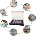 Lineco Museum Archival Storage Box, 16.75x20.75x3 in. Drop Front Design. Acid-Free with Metal Edge. Organize Photos, Pictures, Prints, Documents, Crafts, DIY. Black, 1 Pack
