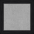 Amanti Art Black Framed Magnetic Board 25x25 Medium Vision Board for use with Magnets, 100% Metal Sheet to Display Items as Office Decor or for Home Organization in mudroom, Kitchen or Kids Room