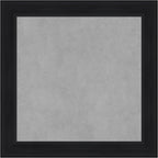 Amanti Art Black Framed Magnetic Board 25x25 Medium Vision Board for use with Magnets, 100% Metal Sheet to Display Items as Office Decor or for Home Organization in mudroom, Kitchen or Kids Room
