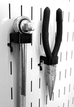 Wall Control KT-400-WRK B Slotted Tool Board Workstation Accessory Kit for Wall Control Pegboard Only, Black