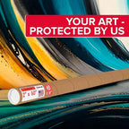 Paclord 2" x 60" Heavy-Duty Reinforced Cardboard Mailing Tube, Pack of 4 Tubes with 8 Caps – Secure USPS Approved – Great for Shipping and Storing of Prints, Artwork, Posters or Documents