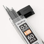 Nicpro 600 PCS Lead Refills 0.5mm HB #2 Break Resistant Mechanical Pencil Refills 0.5 mm, 60 Pack Per Tube, 10 Tubes