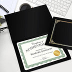 Geographics® 30% Recycled Blank Parchment Certificates, 8 1/2" x 11", Optima Green, Pack of 25