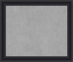 Amanti Art Black Framed Magnetic Board 24x28 Medium Vision Board for use with Magnets, 100% Metal Sheet to Display Items as Office Decor or for Home Organization in mudroom, Kitchen or Kids Room