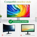 JEEETINTX Magnetic 23 Inch Privacy Screen for Computer Monitor 16:9 Widescreen Desktop PC, 23in Hanging Removable Anti Blue Light Glare Eye Protection Shield, Screen Protector Panel