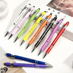ENOMY Personalized Pens Bulk Free Engraved with Logo/Name/Message Black Ink Custom Pens Customized Stylus Ballpoint Pens Ideal Gifts for Business Anniversary (200)