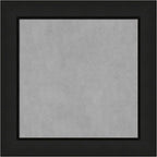 Amanti Art Black Framed Magnetic Board 15x15 X-Small Vision Board for use with Magnets, 100% Metal Sheet to Display Items as Office Decor or for Home Organization in mudroom, Kitchen or Kids Room
