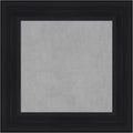 Amanti Art Black Framed Magnetic Board 17x17 X-Small Vision Board for use with Magnets, 100% Metal Sheet to Display Items as Office Decor or for Home Organization in mudroom, Kitchen or Kids Room