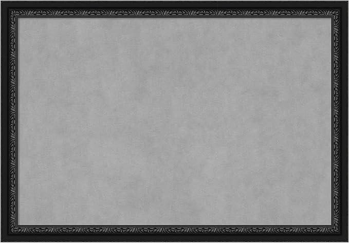 Amanti Art Black Framed Magnetic Board 28x40 Large Vision Board for use with Magnets, 100% Metal Sheet to Display Items as Office Decor or for Home Organization in mudroom, Kitchen or Kids Room
