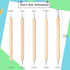 105 Pcs Carbon Transfer Paper 11.7 x 8.3 Inch Tracing Carbon Graphite Copy Paper with Embossing Stylus Tracing Stylus Dotting Tools for Cloth Wood (Black, Blue, White, Green, Red, Yellow)
