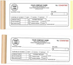 Custom Invoice Book with Logo 100 Set Personalized Receipt Books Customized Invoices for Small Business 2 - Parts Carbonless Duplicate Invoice Forms NCR Books