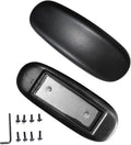 MySit Office Chair Armrest Replacement Arm Pads Univeral 4" Mounting Hole (Set of 2) Black