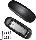 MySit Office Chair Armrest Replacement Arm Pads Univeral 4" Mounting Hole (Set of 2) Black