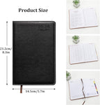 Custom Personalized 2026 A5 Planner - Customizable with Logo/Photo/Text | Soft PU Leather Cover, Monthly/Daily/Academic Weekly Pages & Calendar for School, Brown
