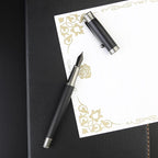 GC QUILL Fountain Pen Set - Fine & Medium Nibs, Includes 18 Ink Cartridges, Ink Refill Converter & Syringe Filler, Gift for Writing, Journaling & Calligraphy MU-13