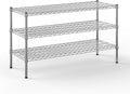 Regal Altair 18" Deep x 48" Wide x 27" Height Wire Shelving Kit | 3-Tier | NSF Commercial Storage Rack Unit