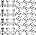 LOVIMAG Fridge Magnets 30Pcs Refrigerator Whiteboard Small Strong Magnet Classroom Kitchen Accessories Decorative Locker Set Decor Must Haves Office Calendar Refrigerador Magnetic Cute Crafts Silver