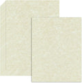 120 Sheets Parchment Paper for Certificates, 8.5" x 11", 100 GSM Double-Sided Stationery Paper for Resumes & Diplomas, Printer-Friendly (Ivory)