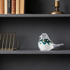 ORRFIDDY Glass Bird Figurines Art Collectible Ornaments Statue Figurines Paperweight Modern Handmade Sculpture Home Decor