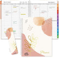 SUNEE 2026 Appointment Book, 2026 Hourly Planner 8.5" x 11", Hourly, Weekly & Monthly Planner - from January 2026 - December 2026, Flexible Cover, Note Page, Pocket, Bookmark, Boho