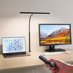 FAPEMIH LED Desk Lamp for Office Home, Adjustable Flexible Eye-Caring Desk Light with,5 Modes 10 Brightness Adjustment, USB Adapter Desk Lamp with Clamp-T-B