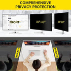 DEJIMAX 27 Inch Computer Privacy Screen for 16:9 Computer Monitor, Anti-Blue Light Monitor Privacy Screen Filter, Anti-UV Computer Shield, Hanging Type