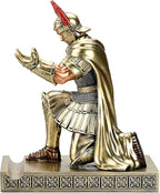 HDMbigmi Centurion Cloak Warrior Knight Pen Holder Mobile Phone Stand Desk Organizers and Accessories as Gift for Office and Home (Bronze)