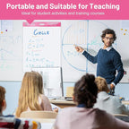 Securitoday Sticky Easel Pad - 20 x 23 Inches Flip Chart Paper for Teachers, Super Sticking Power & Bleed-Resistant - Self-Stick Easel Paper for Office, School, Classroom Supplies, 35 Sheets/Pad, 3 Pads/Pack