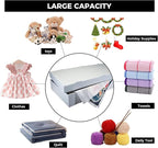 Lineco, Under Bed Storage Bins, Large Capacity Box with Lid, Archival Containers for Organizing Wedding Dress, Quilts, Gowns, Family Heirlooms, Forever Keepsake Garment, 40x18x6 Inch