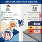 2026 Year Labels, Doctor Stuff 2026 Chart Stickers, Holographic Orange Colored, USA Made Year Label for End Tab File Folders, 500 Labels per Roll, 1 Roll, 3/4" x 1-1/2"