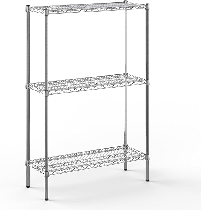 Regal Altair 14" Deep x 36" Wide x 54" Height Wire Shelving Kit | 3-Tier | NSF Commercial Storage Rack Unit