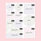 Large Name Labels for Kids (33) - Custom Stickers for Daycare and School Supplies - Durable, Waterproof Stickers for Water Bottles, Lunch Boxes, and More with Unique Designs - Fairy