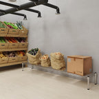 Regal Altair 14''W x 72''L x 8''H Chrome Plated Wire Dunnage Rack | Off The Floor Storage
