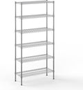 Regal Altair 14" Deep x 36" Wide x 74" Height Wire Shelving Kit | 6-Tier | NSF Commercial Storage Rack Unit