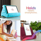 Flippy Original Tablet Pillow Stand & iPad Holder, Gift for Book Lovers & Readers, Multi-Angle Stand with Storage for Lap, Desk & Bed, Compatible with Kindle, Fire, iPad & Samsung, Nebbiolo