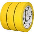 DOAY 3 Pack Yellow Painters Tape - Masking Tape 1 Inch Wide - Multi-Surface, Smart Adhesion, Indoor & Outdoor - 270FT Total - Paint Tape for DIY, Labeling, Art, Car, General Purpose (#3910)