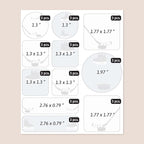 Large Name Labels for Kids (33) - Custom Stickers for Daycare and School Supplies - Durable, Waterproof Stickers for Water Bottles, Lunch Boxes, and More with Unique Designs - Hockey