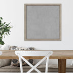 Amanti Art Silver Framed Magnetic Board 22x22 Medium Vision Board for use with Magnets, 100% Metal Sheet to Display Items as Office Decor or for Home Organization in mudroom, Kitchen or Kids Room
