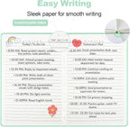 SUQJOY Lined Journal Notebooks for Writing, 100 GSM Thick Paper, 1 Pack Hardcover Notebooks, A5 College Ruled Notebook, Journaling Notebook for School/Travel/Office (Light Green- 1 Pack)