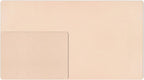 Nekmit Leather Desk Blotter Pad 17 x 12 Inches, Flat, Non-Slip, Waterproof, Apricot