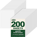 TUXIYA 200 Pack White Poster Board,11" x 14" White Poster Paper Bulk,250GSM/92LB Heavy-Weight Blank Poster Board for Arts,Craft,Projects Presentations,Drawing Scrapbooking