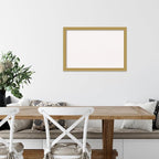 Amanti Art White Cork Board for Wall, 18x26 Vision Board with Gold Frame, Medium Corkboard Office Decor for Home Organization, Casual Corkboard Pinboard to display items for home organization