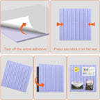 Cork Boards for Walls 48" x 36" Felt Board Alternative, 12 Pack Felt Wall Tiles Bulletin Board, Large Cork Board for Office Pin Board Tack Board Cork Boards
